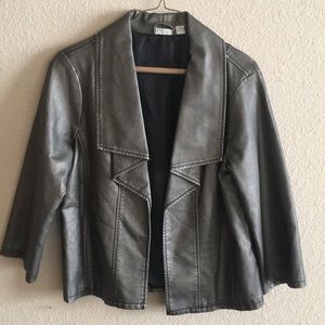 Faux Leather Jacket